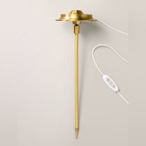 16" Plant Grow Light Stake Brass - Hearth & Hand with Magnolia